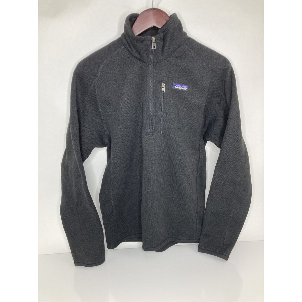 Patagonia Black Sweater Women’s Small Quarter Zip